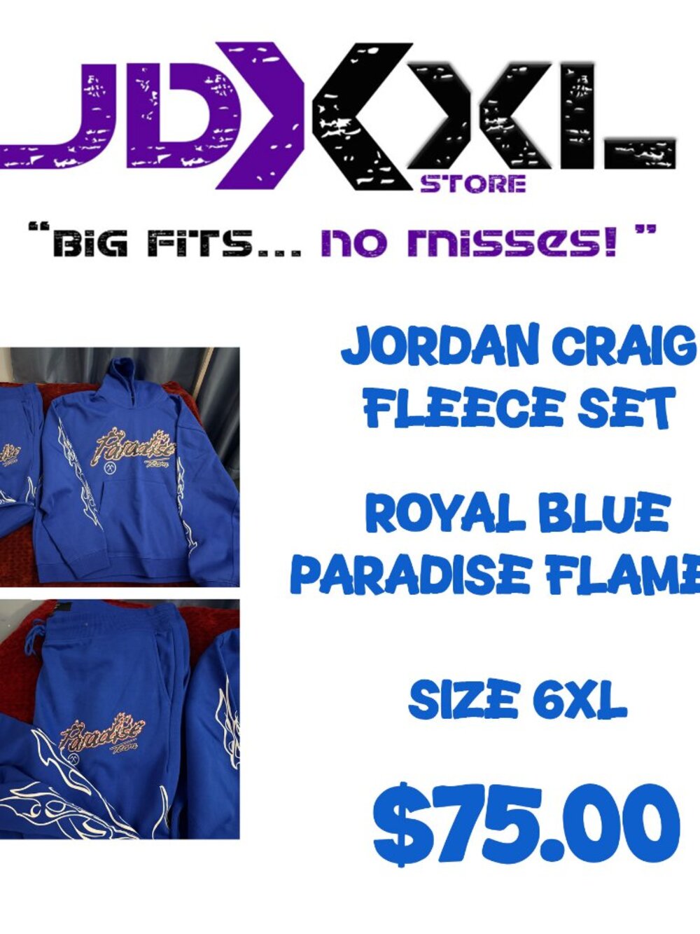 Jordan Craig World Tour Sweat Suit - 6XL